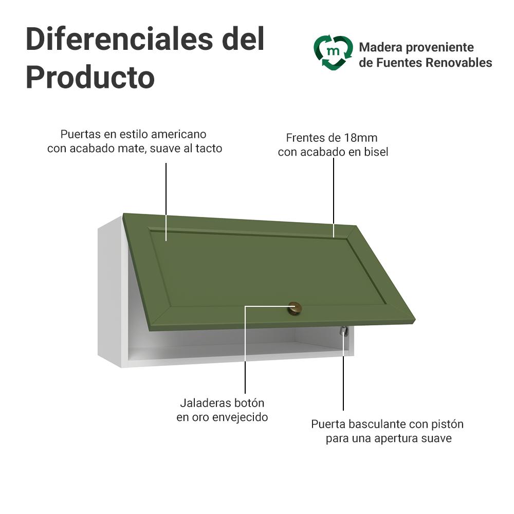 ALACENA DE COCINA VIK 60 CM 1 PUERTA ABATIBLE - 3