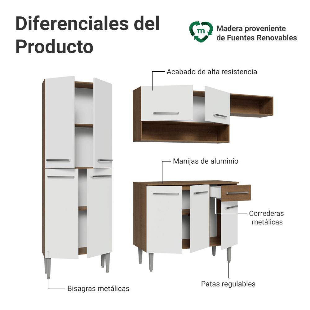 MUEBLE DE COCINA INTEGRAL EMILLY 229 CM - 4