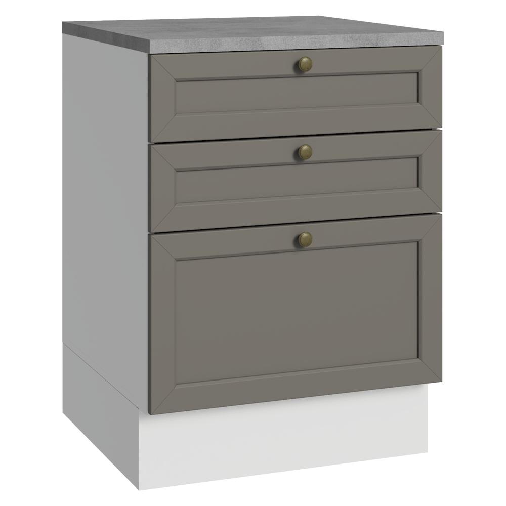 MUEBLE DE COCINA VIK 60 CM 3 CAJONES - 1
