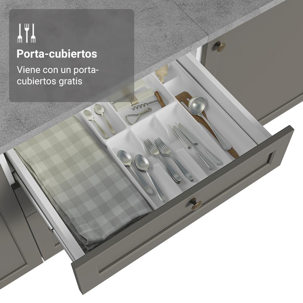 MUEBLE DE COCINA VIK 60 CM 3 CAJONES - 9