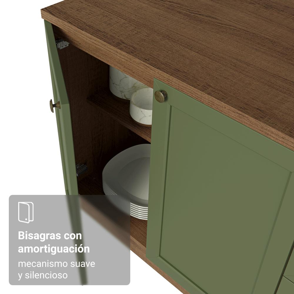 MUEBLE DE COCINA VIK 120 CM - MUEBLE PARA LAVADERO CON ENCIMERA - 7