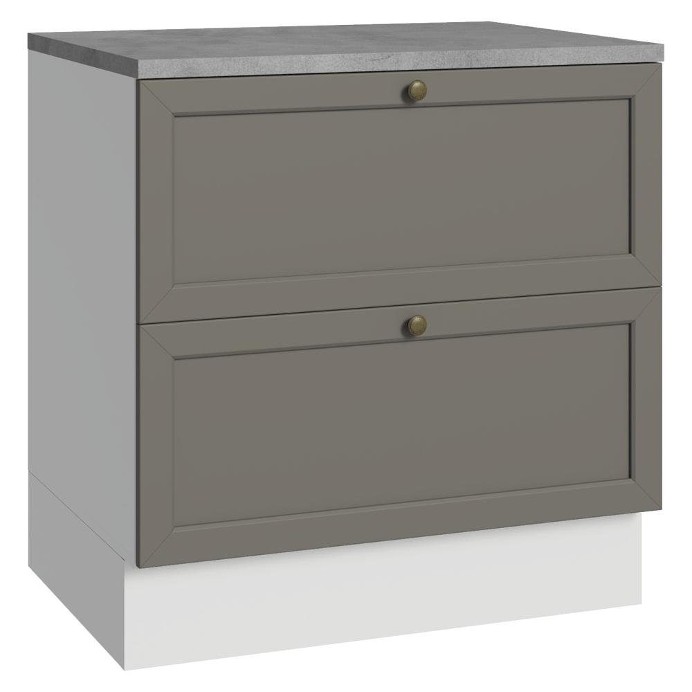 MUEBLE DE COCINA VIK 80 CM 2 CAJONES - 1