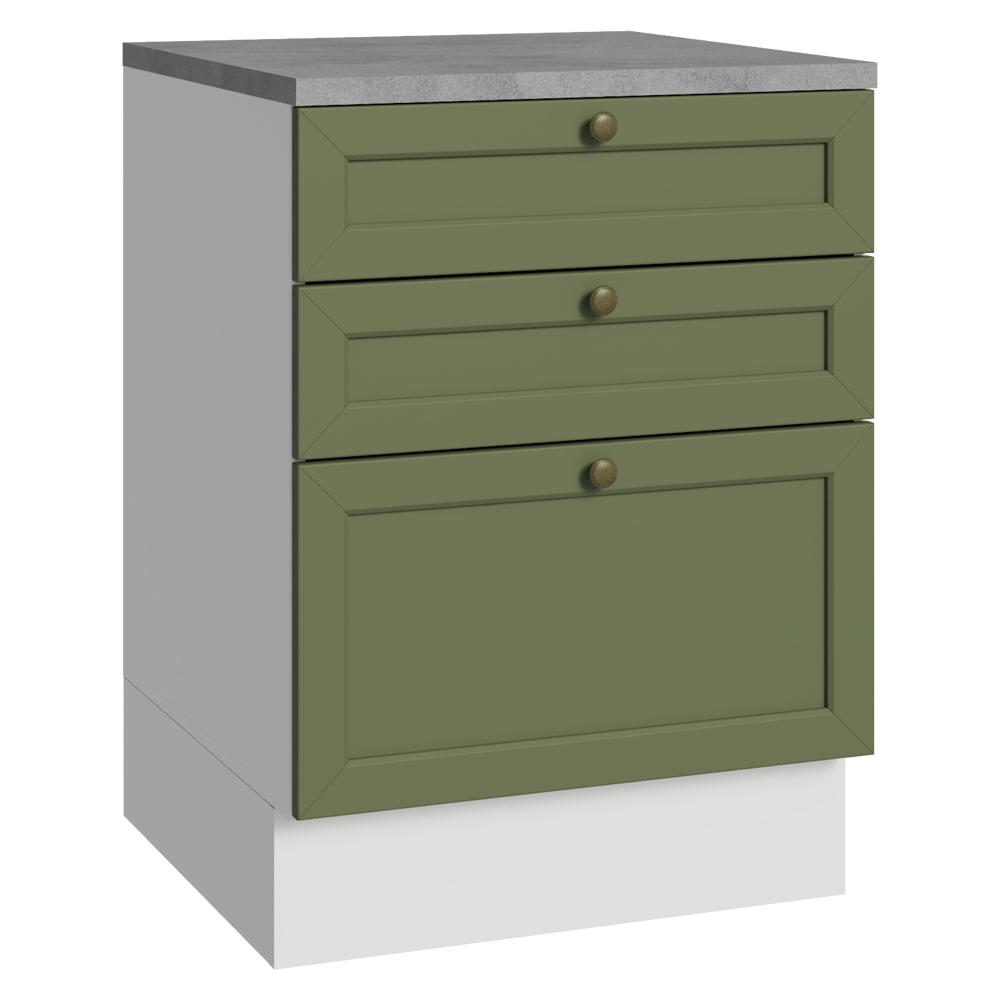 MUEBLE DE COCINA VIK 60 CM 3 CAJONES - 1
