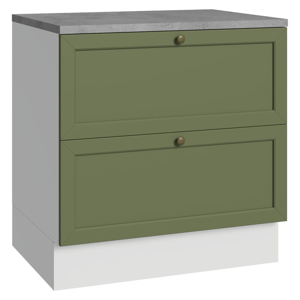 MUEBLE DE COCINA VIK 80 CM 2 CAJONES - 1