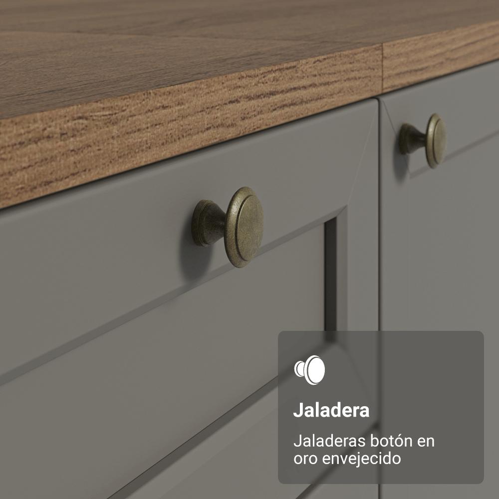 MUEBLE DE COCINA VIK 120 CM - MUEBLE PARA LAVADERO CON ENCIMERA - 6