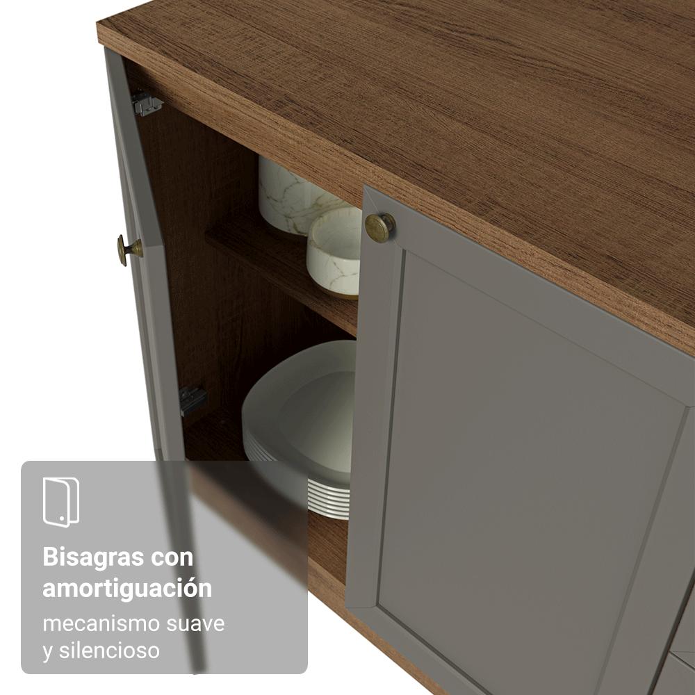MUEBLE DE COCINA VIK 120 CM - MUEBLE PARA LAVADERO 2 PUERTAS - 7