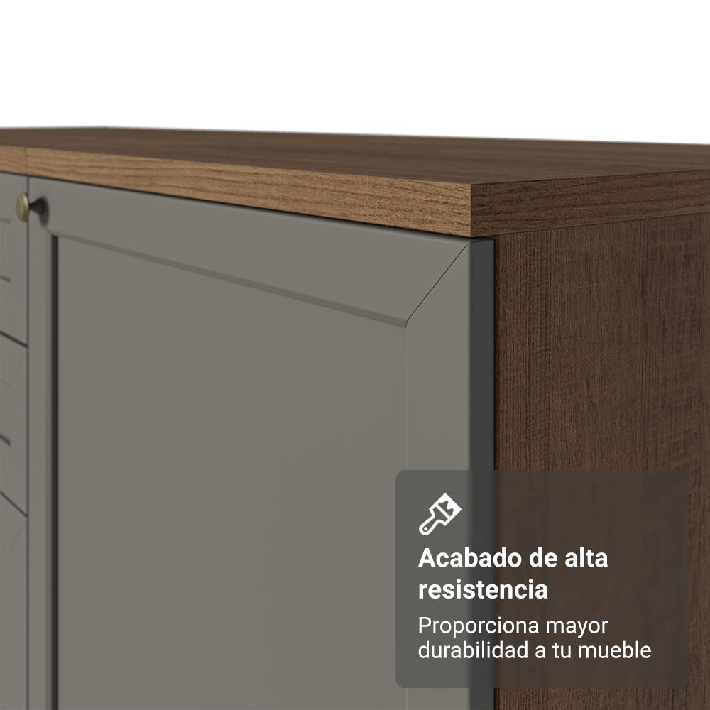 MUEBLE DE COCINA VIK 120 CM - MUEBLE PARA LAVADERO 2 PUERTAS - 8