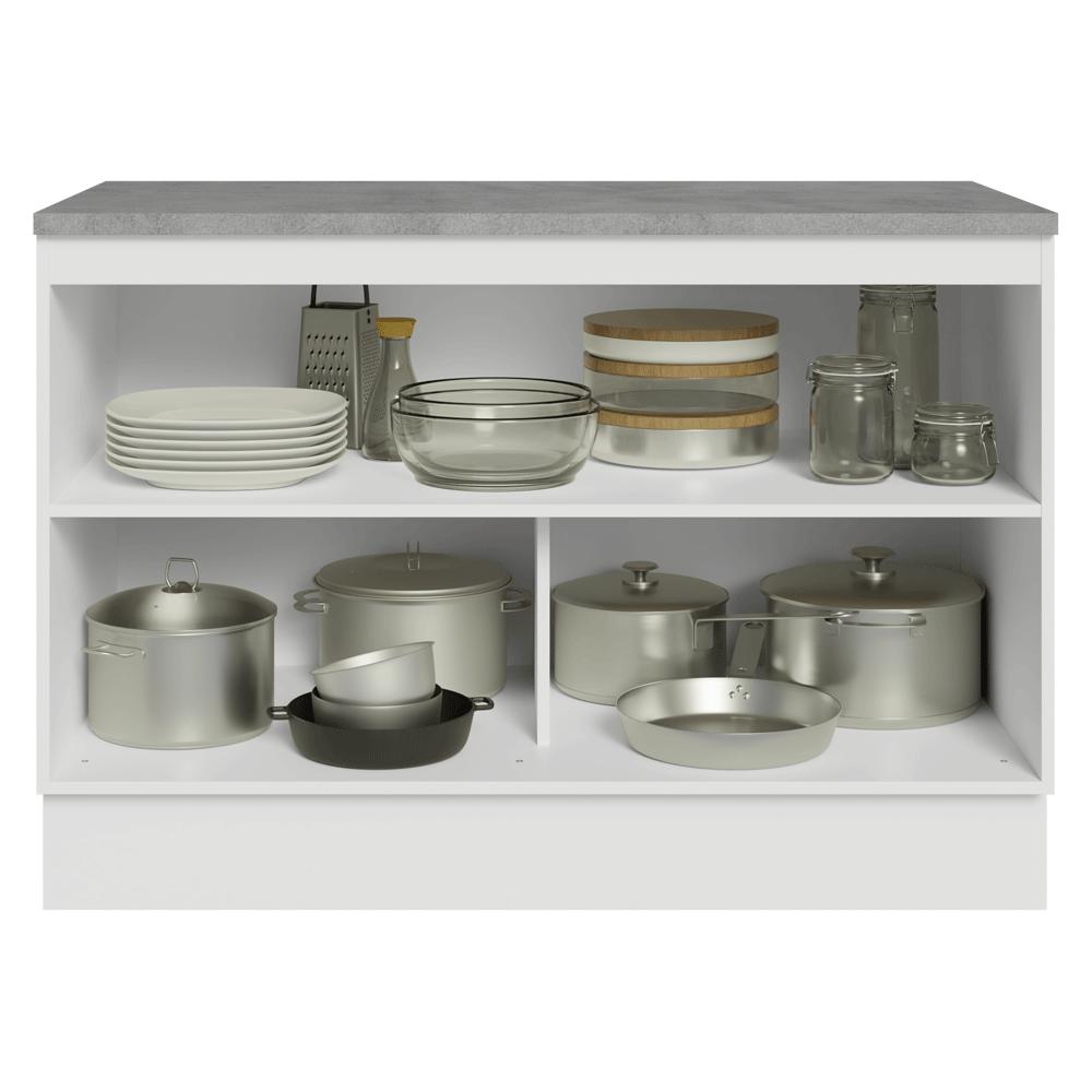 MUEBLE DE COCINA VIK 120 CM - MUEBLE CON ENCIMERA - 4
