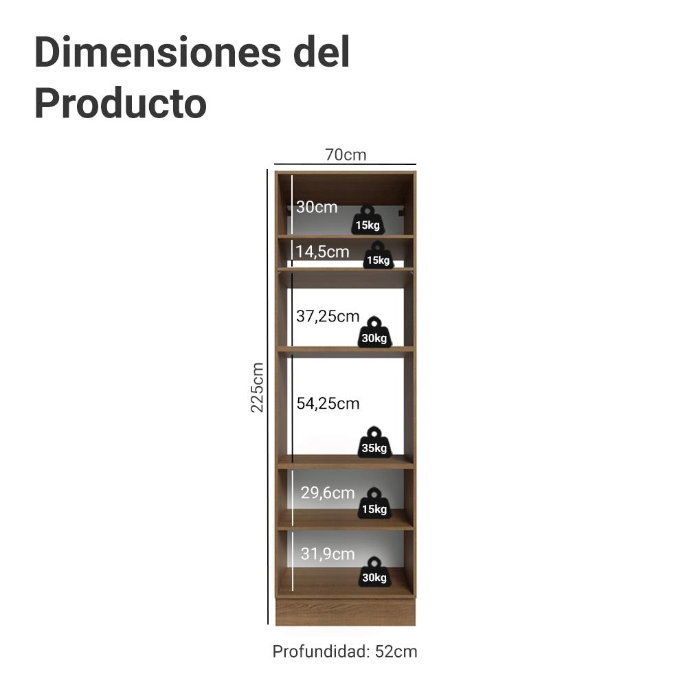 MUEBLE DE COCINA VIK - TORRE PARA HORNOS 70 CM - 2