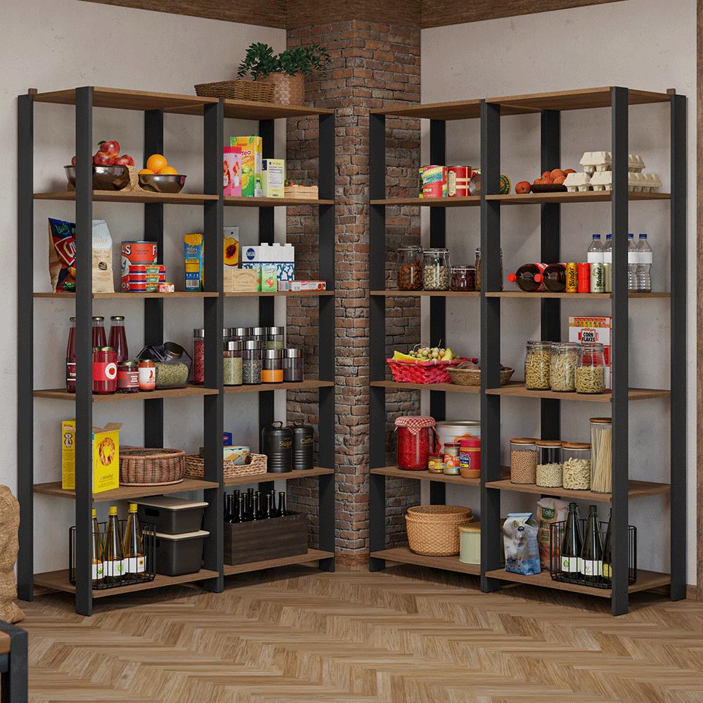 ESTANTE ORGANIZADOR MULTIUSO MADESA DE 20 REPISAS 236 CM - 1