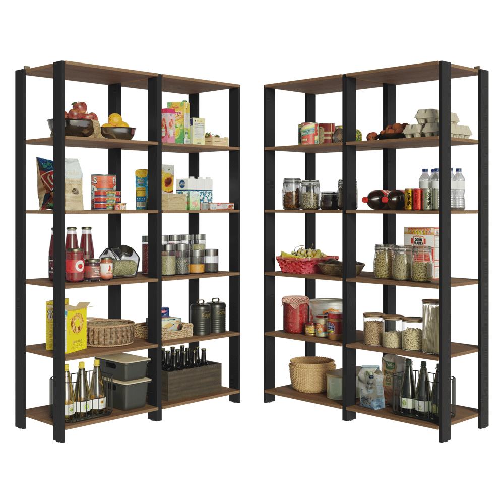 ESTANTE ORGANIZADOR MULTIUSO MADESA DE 20 REPISAS 236 CM - 2