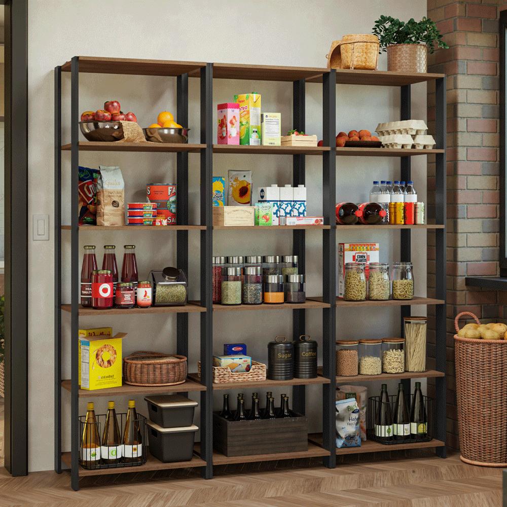 ESTANTE ORGANIZADOR MULTIUSO MADESA DE 15 REPISAS 177 CM - 1