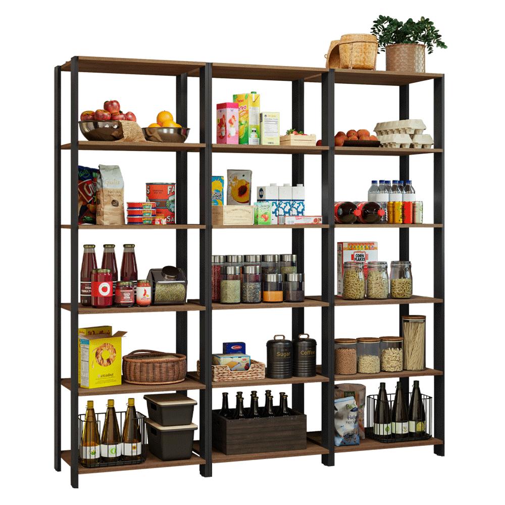 ESTANTE ORGANIZADOR MULTIUSO MADESA DE 15 REPISAS 177 CM - 2