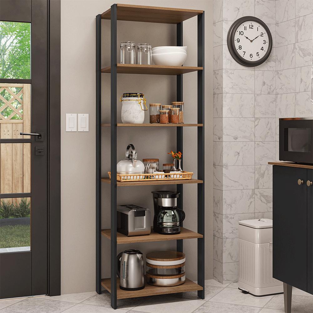ARMARIO ESTANTE ORGANIZADOR MULTIUSO MADESA 5 NIVELES 59 CM - 1