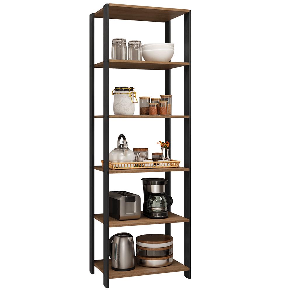 ARMARIO ESTANTE ORGANIZADOR MULTIUSO MADESA 5 NIVELES 59 CM - 2