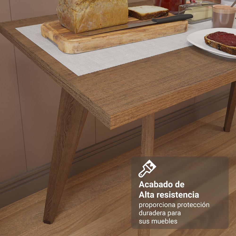 MESA RECTANGULAR MADESA 5319 PARA ESCRITORIO 120 CM - MARRÓN - 5