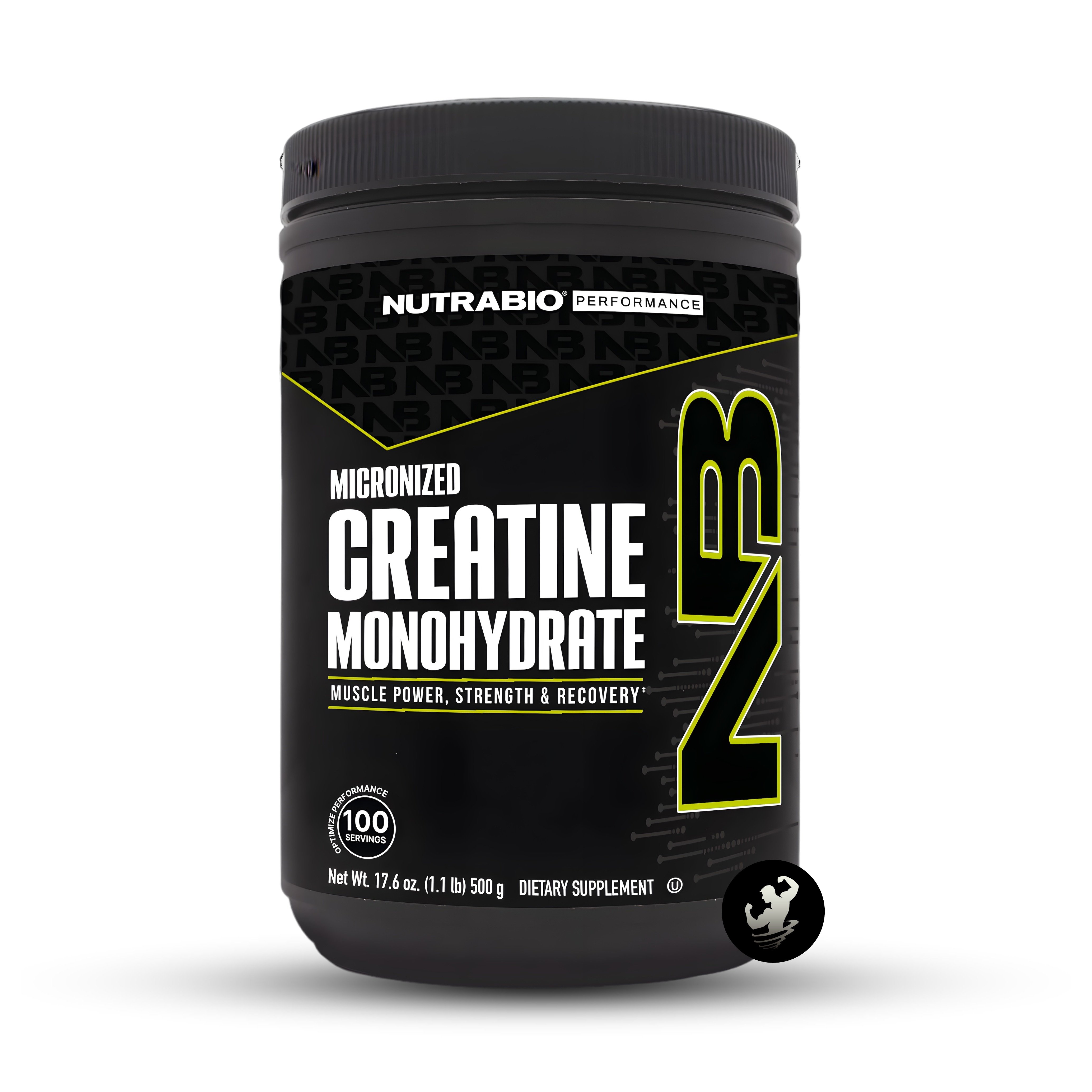 NUTRABIO | CREATINA MONOHIDRATADA 500 GR - UNFLAVORED - 1