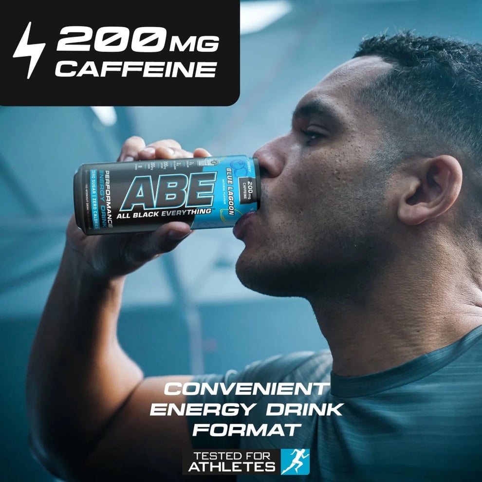 ABE ENERGY DRINK PRE ENTRENO APPLIED NUTRITION 330 ML | 12 UND - BLUE LAGOON - 3