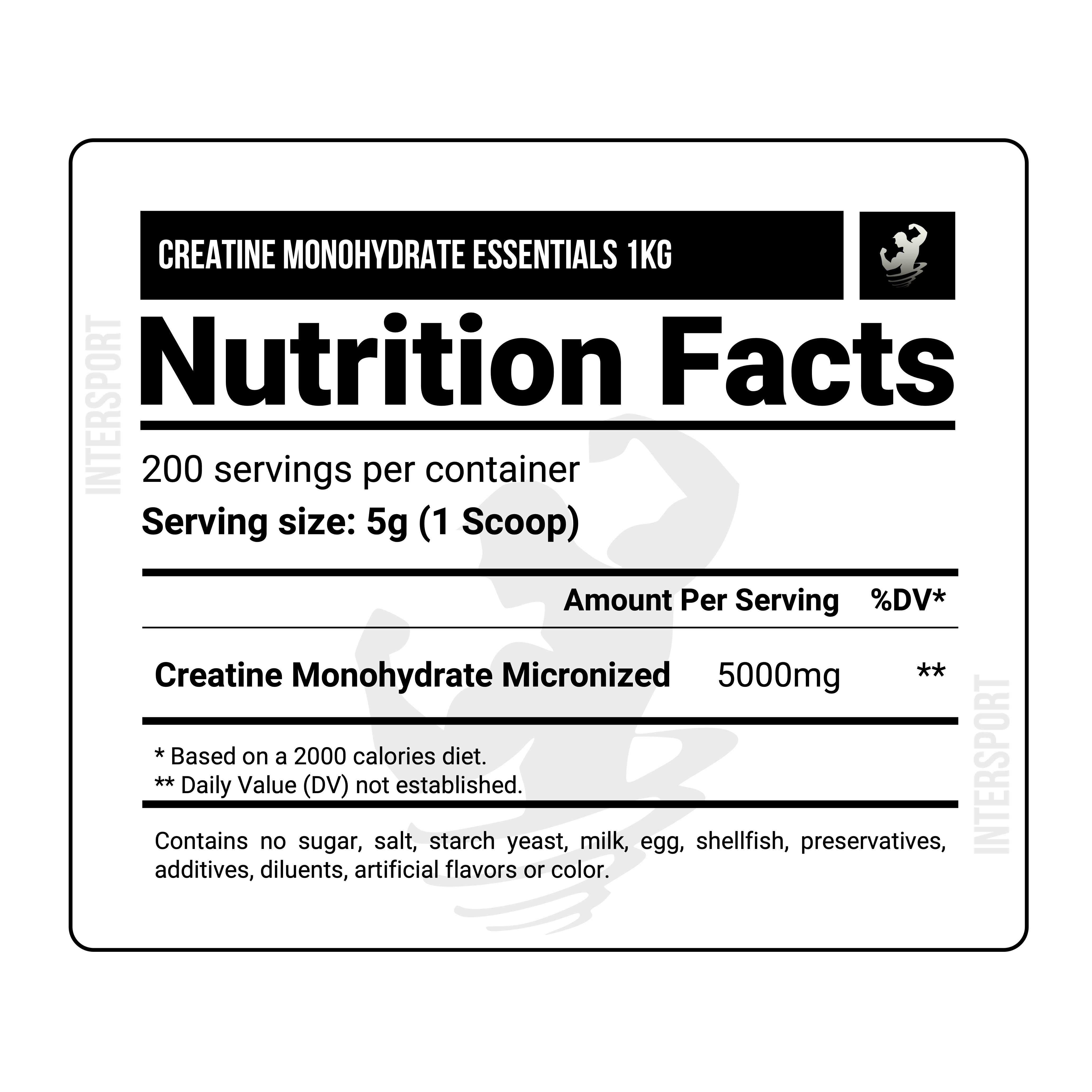 CREATINA MONOHIDRATADA DRAGON PHARMA | 1 KG - 2