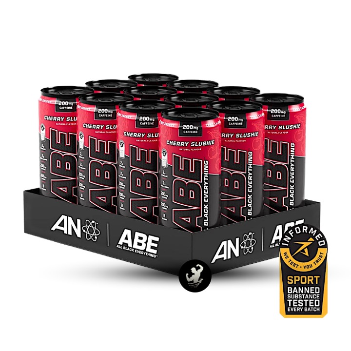 ABE ENERGY DRINK PRE ENTRENO APPLIED NUTRITION 330 ML | 12 UND - CHERRY SLUSHIE - 1