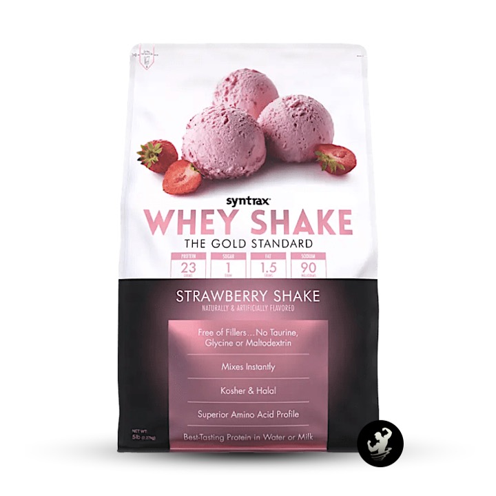 PROTEÍNA SYNTRAX WHEY SHAKE | 5 LB - STRAWBERRY - 1