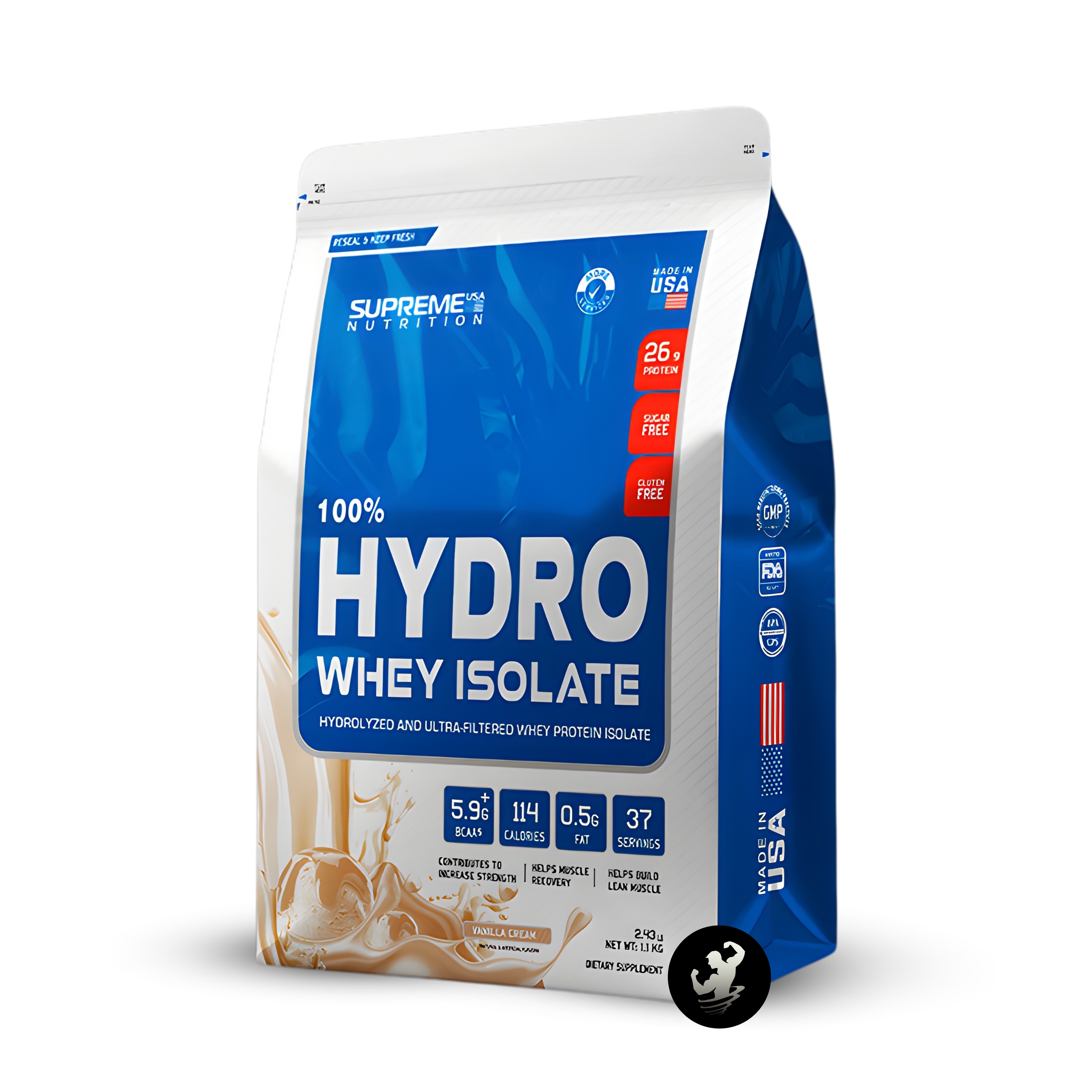 PROTEINA SUPREME NUTRITION HYDROWHEY | 2.43 LB - VANILLA - 1