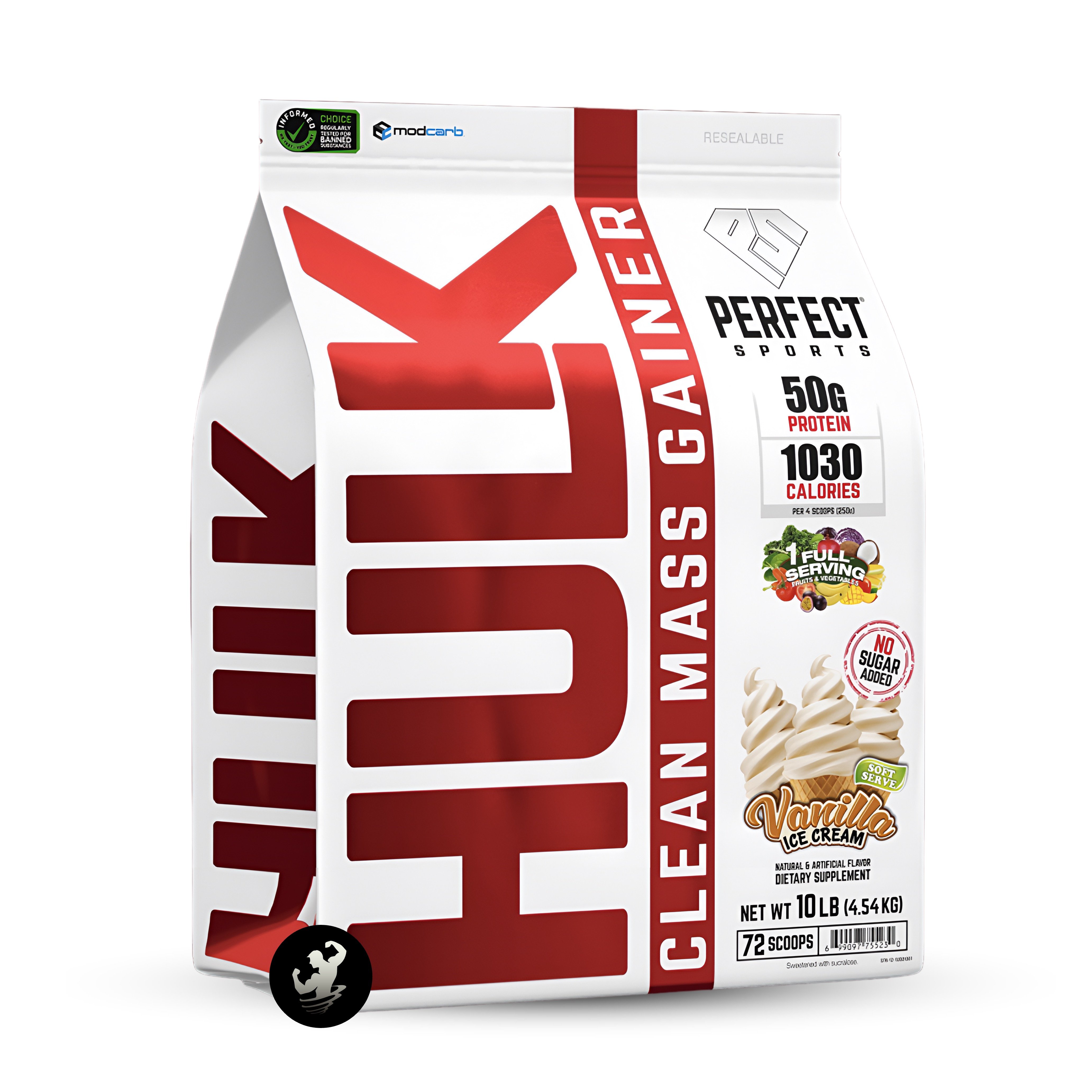GANADOR DE MASA HULK PERFECT SPORTS | 10 LB - VANILLA ICE CREAM - 1