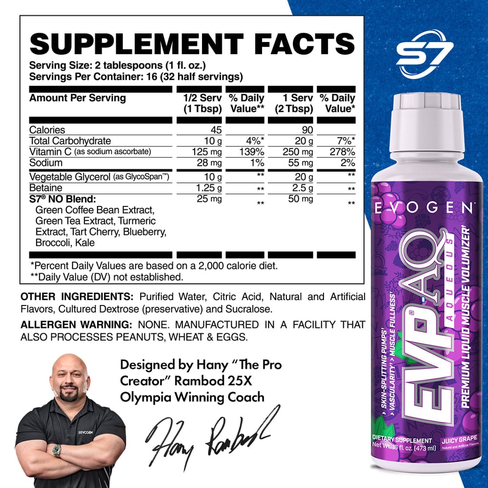 GLICEROL EVP AQ PRE ENTRENO EVOGEN | 32 SERV - JUICY GRAPE - 2