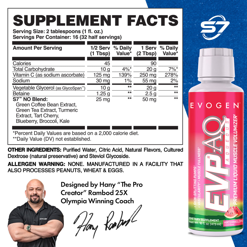 GLICEROL EVP AQ PRE ENTRENO EVOGEN | 32 SERV - WATERMELON - 2