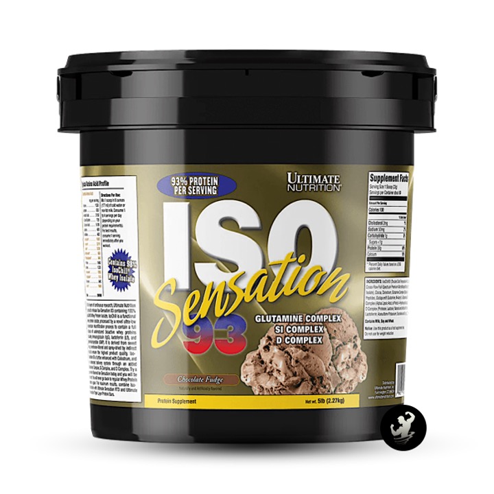 PROTEÍNA ULTIMATE NUTRITION ISO SENSATION 93 | 5 LB - CHOCOLATE FUDGE - 1
