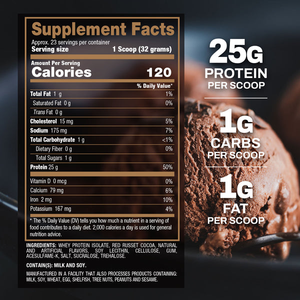 PROTEINA ISO HD BPI SPORTS | 4.9 LB - CHOCOLATE BROWNIE - 2