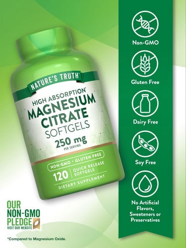CITRATO MAGNESIO 250 MG NATURE'S TRUTH | 120 TAB - 3