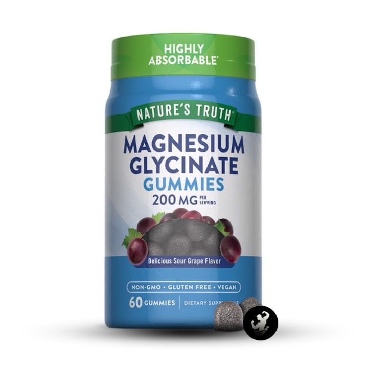 GLICINATO MAGNESIO 200 MG NATURES TRUTH | 60 GOMITAS - 1