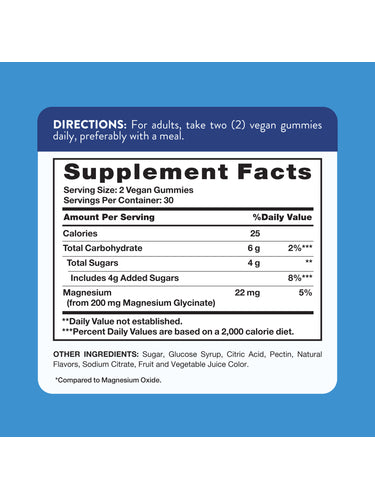 GLICINATO MAGNESIO 200 MG NATURES TRUTH | 60 GOMITAS - 2
