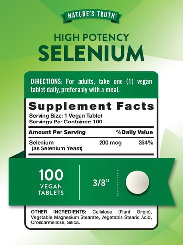 SELENIO 200 MCG NATURES TRUTH | 100 TAB - 2