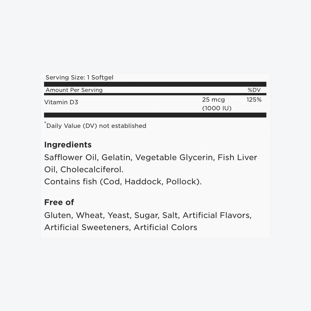 VITAMINA D3 SOLGAR 25 MCG | 100 TAB - 2