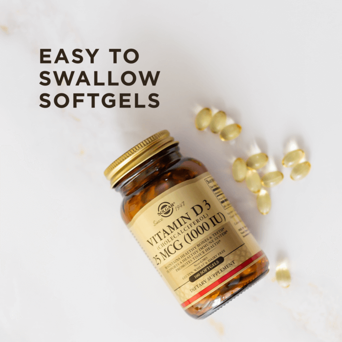 VITAMINA D3 SOLGAR 25 MCG | 100 TAB - 3