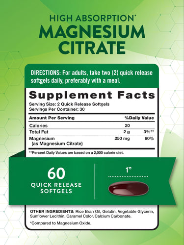CITRATO MAGNESIO 250 MG NATURES TRUTH | 60 TAB - 2