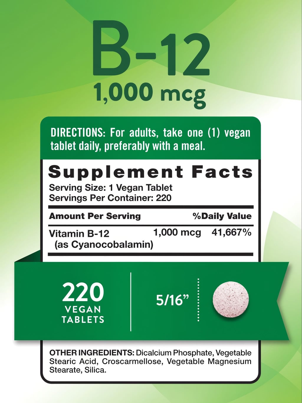 VITAMINA B12 1000 MCG NATURES TRUTH | 220 TAB - 2