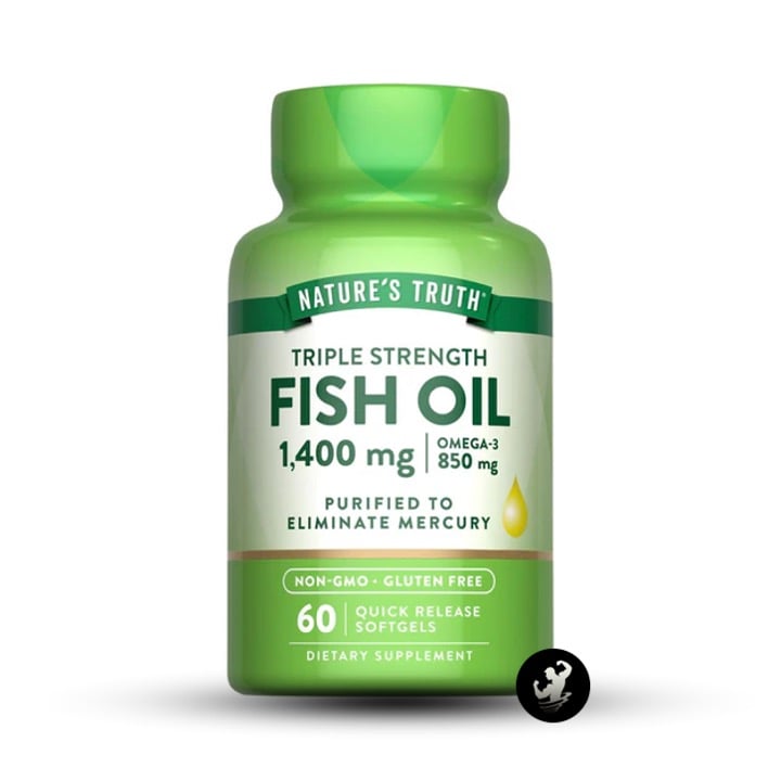 OMEGA 3 TRIPLE STRENGTH FISH OIL 1400 MG NATURES TRUTH | 60 CAP - 1