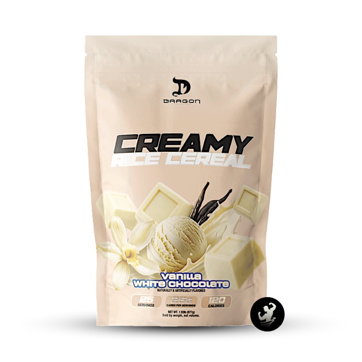 CREMA DE ARROZ DRAGON PHARMA | 1.93 LB - VANILLA WHITE CHOCOLATE - 1