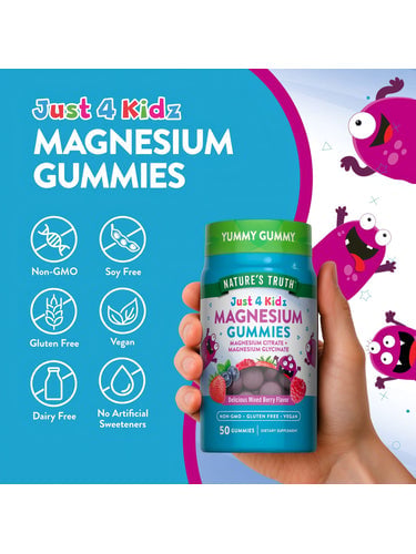 MAGNESIO NIÑOS NATURES TRUTH | 50 GOMITAS - 3