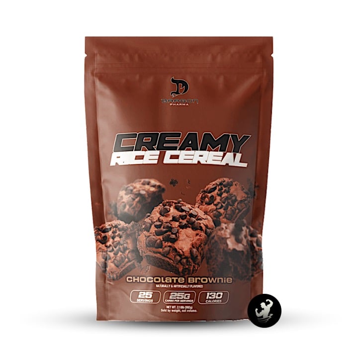 CREMA DE ARROZ DRAGON PHARMA | 2.18 LB - CHOCOLATE BROWNIE - 1