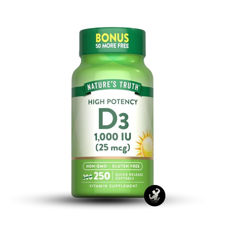 VITAMINA D3 1000 IU NATURES TRUTH | 250 TAB - 1