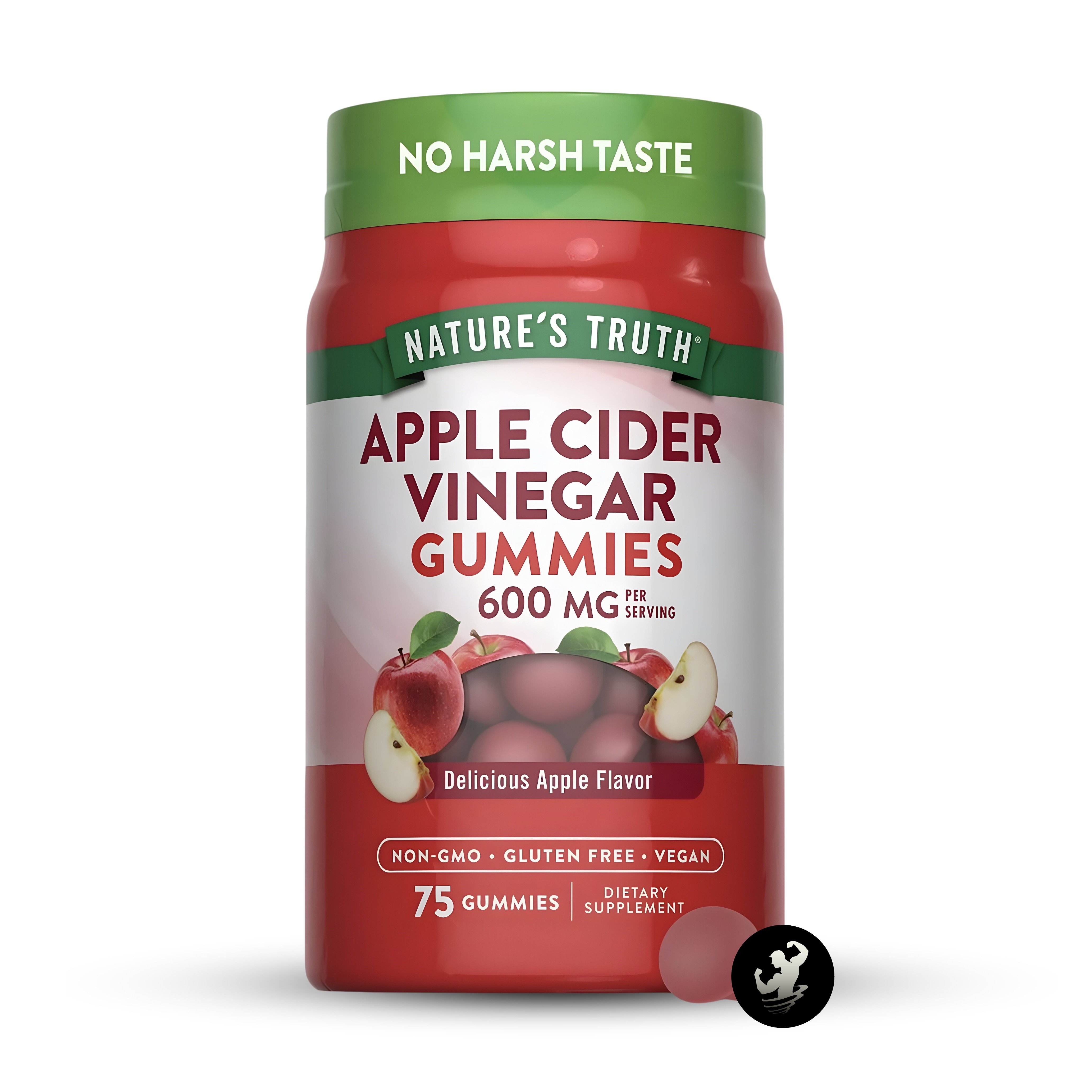 VINAGRE DE MANZANA 600 MG NATURES TRUTH | 75 GOMITAS - 1