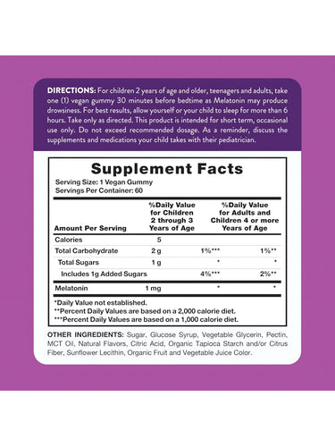 MELATONINA 1 MG NATURES TRUTH | 60 GOMITAS - 2