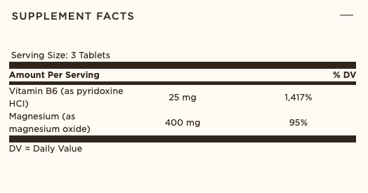 MAGNESIO + VITAMINA B6 SOLGAR | 100 TABS - 2