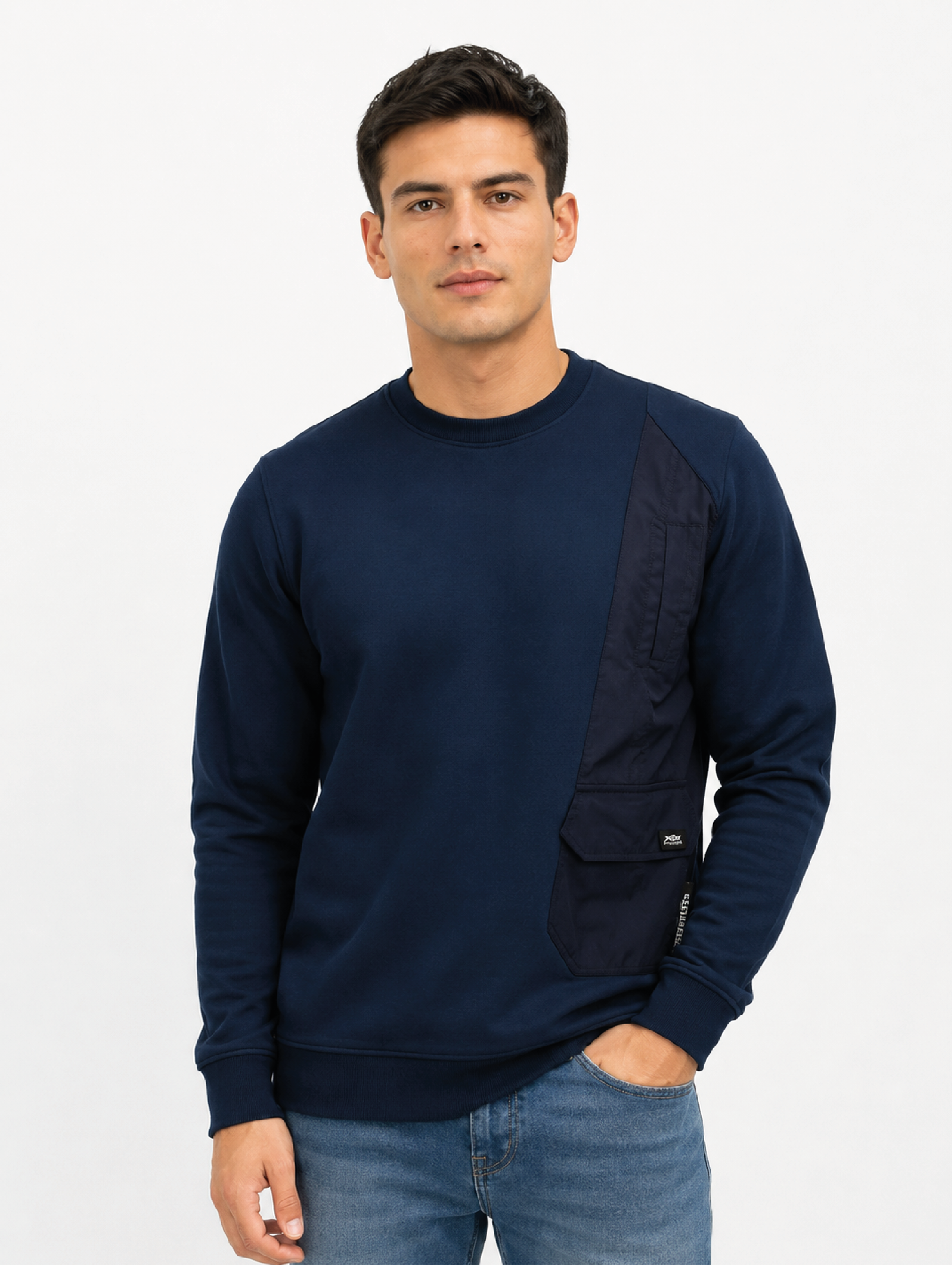 POLERA MANGA LARGA ALGODÓN HOMBRE ELENEX ASAEL - 1