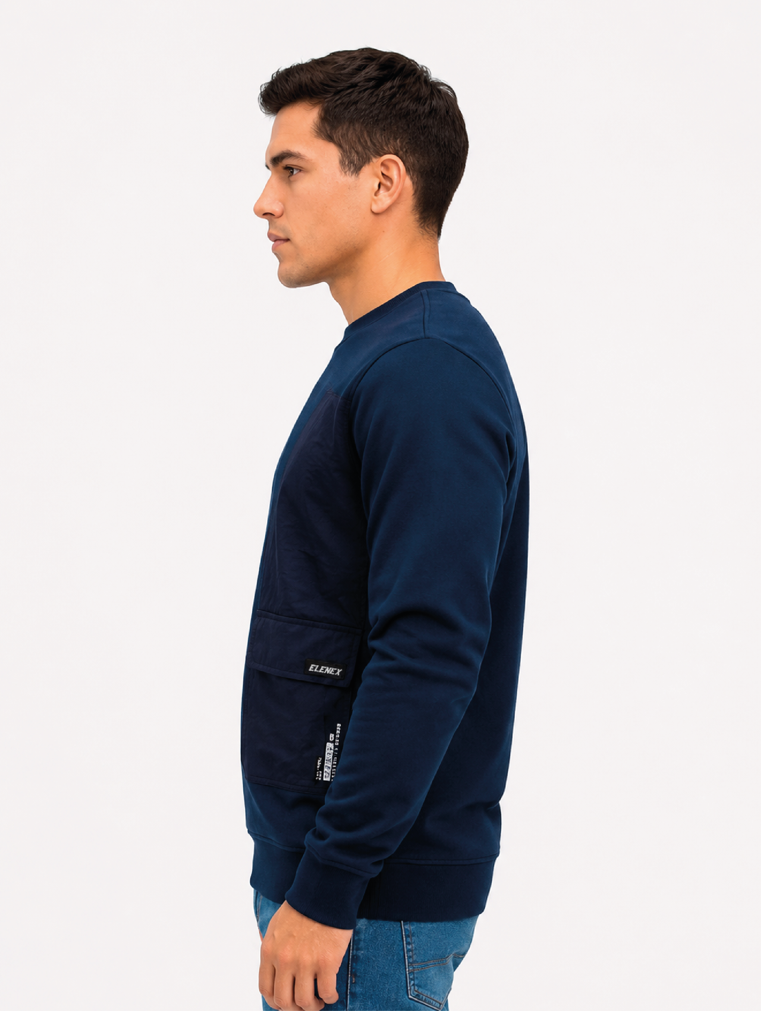 POLERA MANGA LARGA ALGODÓN HOMBRE ELENEX ASAEL - 3