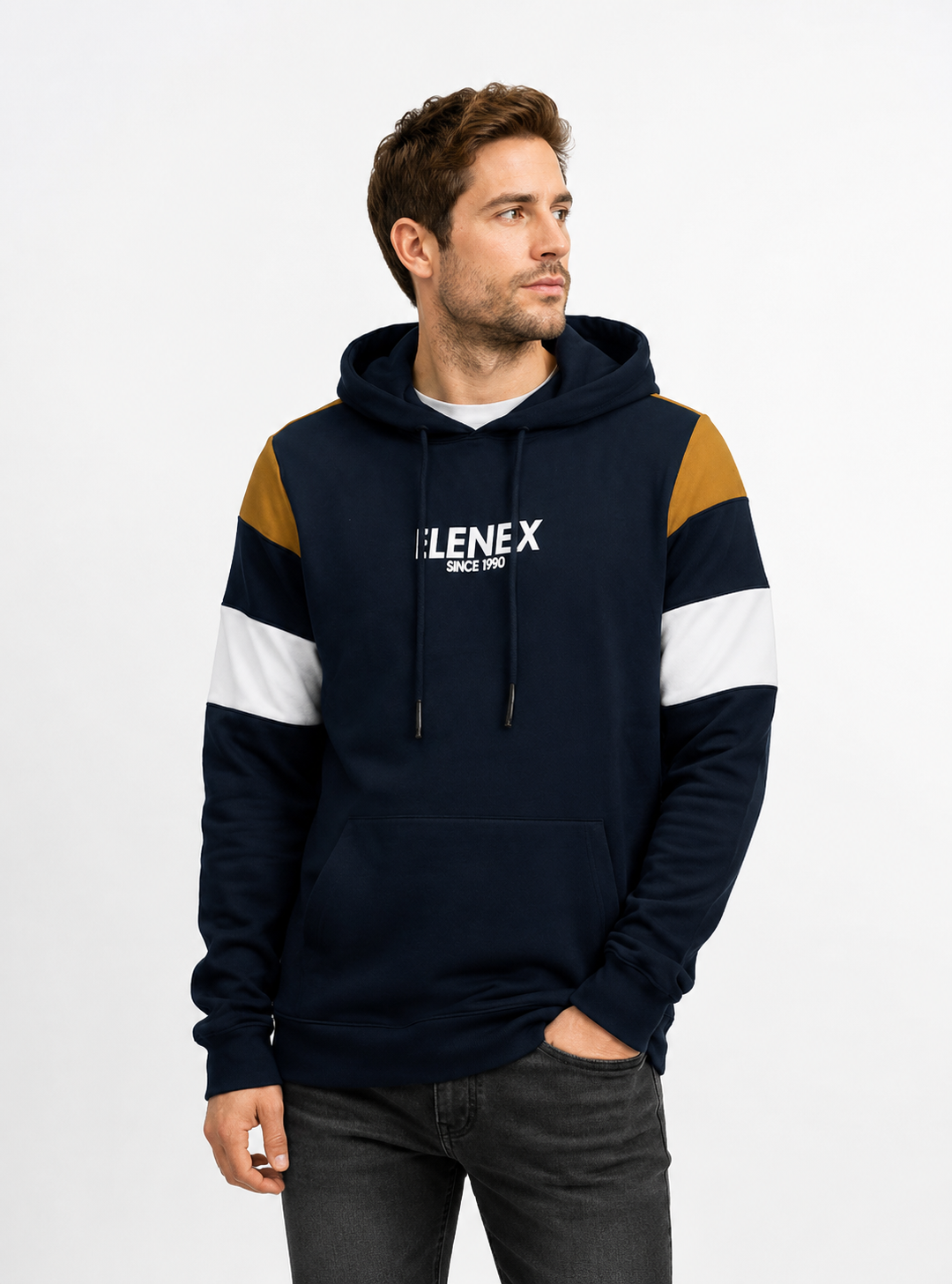 POLERA MANGA LARGA ALGODÓN HOMBRE ELENEX SASHA - 1